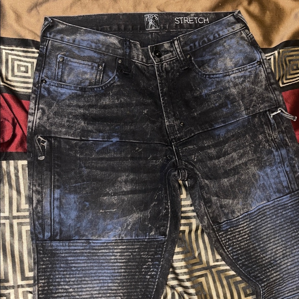 PRPS Distressed Black Skinny Jeans